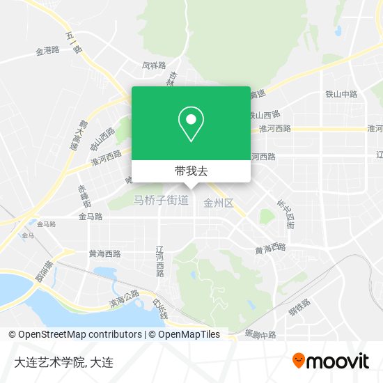 大连艺术学院地图