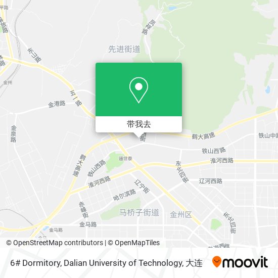 6# Dormitory, Dalian University of Technology地图