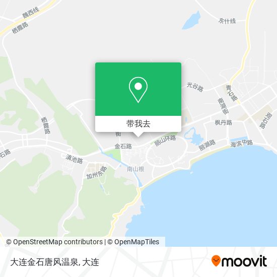 大连金石唐风温泉地图