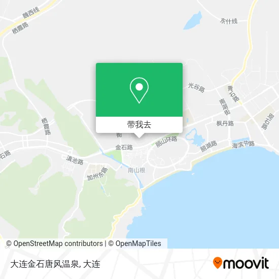 大连金石唐风温泉地图