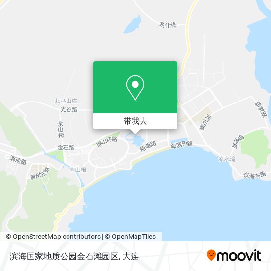 滨海国家地质公园金石滩园区地图
