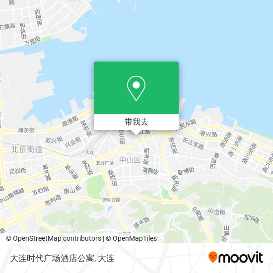 大连时代广场酒店公寓地图