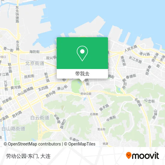 劳动公园-东门地图