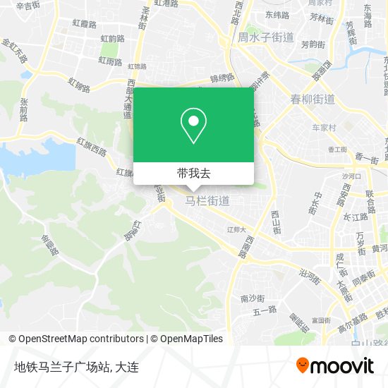 地铁马兰子广场站地图