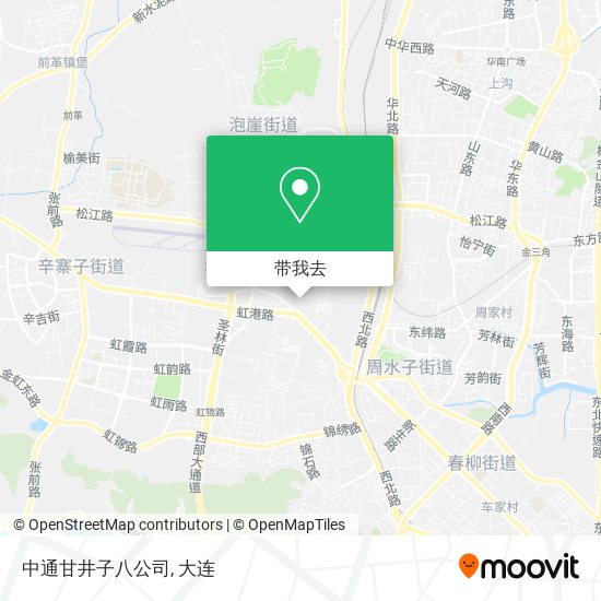中通甘井子八公司地图