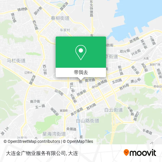 大连金广物业服务有限公司地图