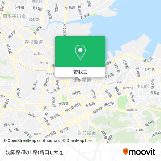 沈阳路/鞍山路(路口)地图