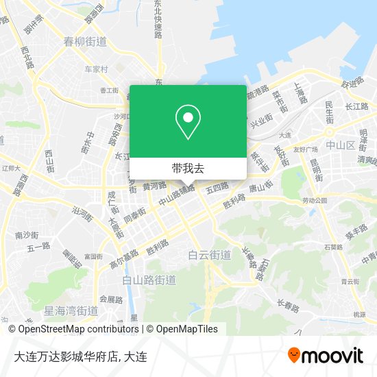 大连万达影城华府店地图