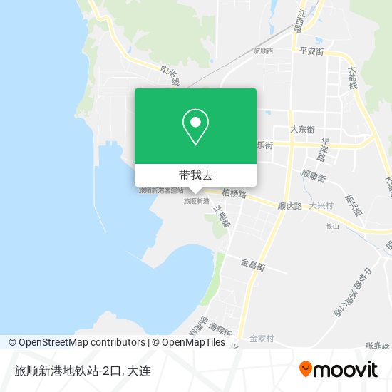 旅顺新港地铁站-2口地图