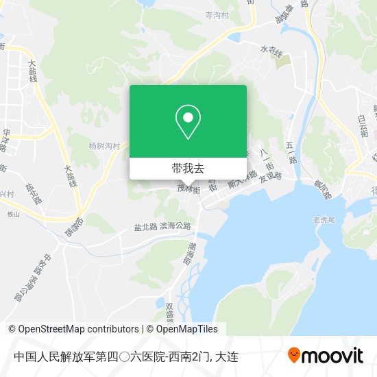中国人民解放军第四〇六医院-西南2门地图