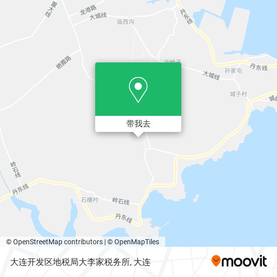 大连开发区地税局大李家税务所地图