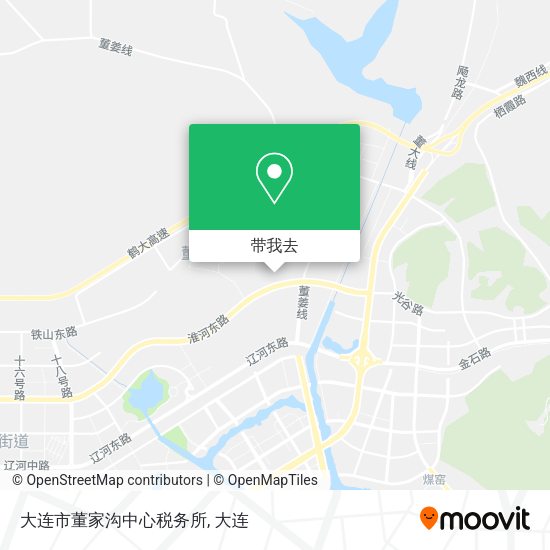 大连市董家沟中心税务所地图