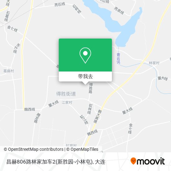 昌赫806路林家加车2(新胜园-小林屯)地图
