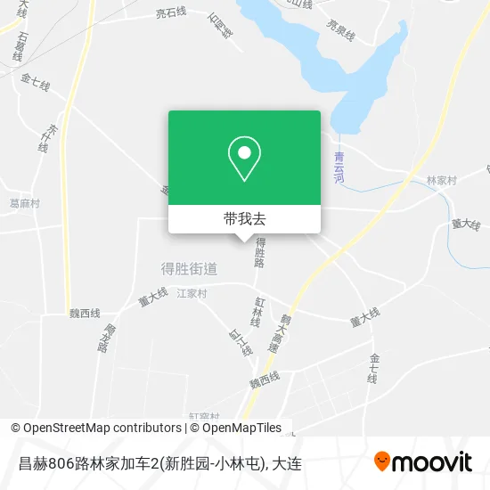 昌赫806路林家加车2(新胜园-小林屯)地图