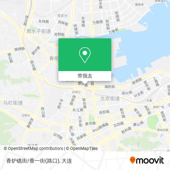 香炉礁街/香一街(路口)地图