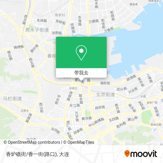 香炉礁街/香一街(路口)地图