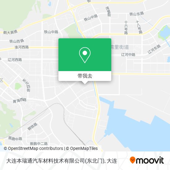 大连本瑞通汽车材料技术有限公司(东北门)地图