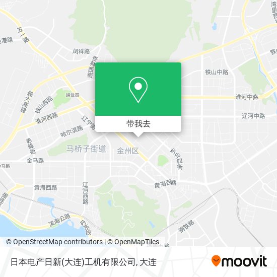 日本电产日新(大连)工机有限公司地图