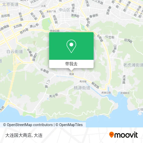 大连国大商店地图