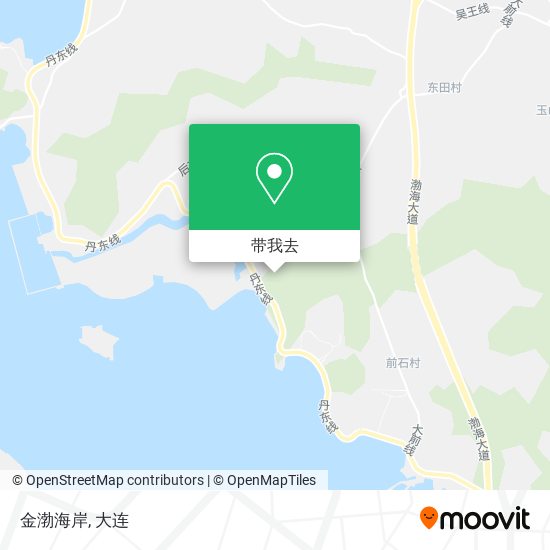 金渤海岸地图