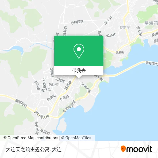 大连天之韵主题公寓地图