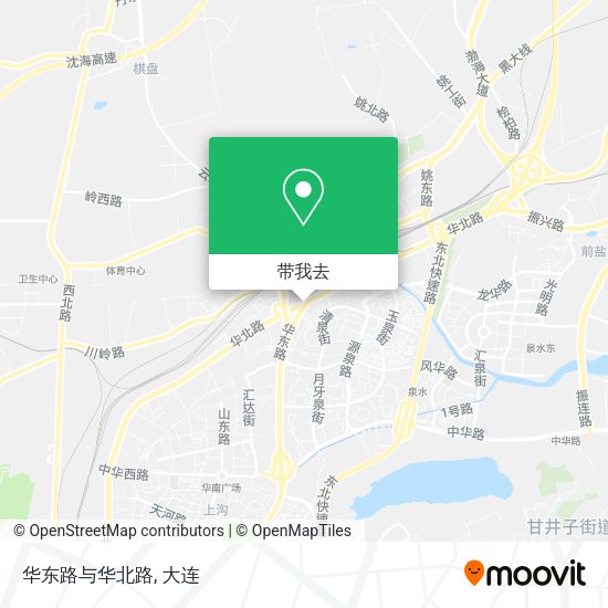 华东路与华北路地图