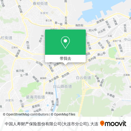 中国人寿财产保险股份有限公司(大连市分公司)地图