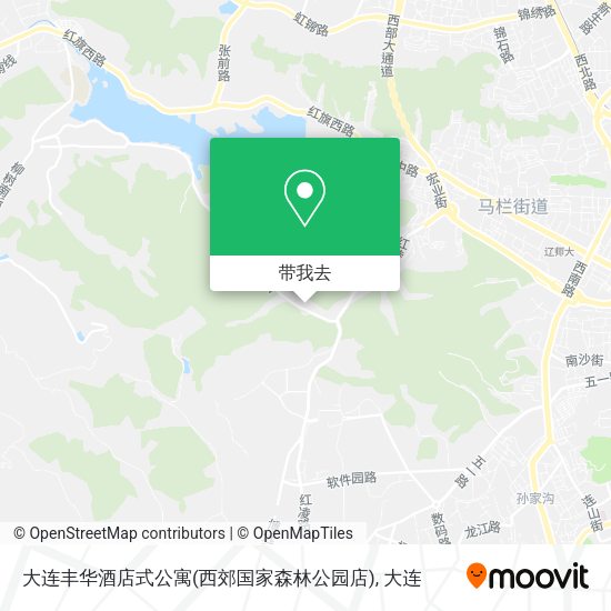 大连丰华酒店式公寓(西郊国家森林公园店)地图