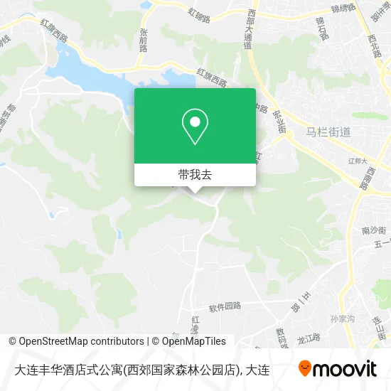大连丰华酒店式公寓(西郊国家森林公园店)地图