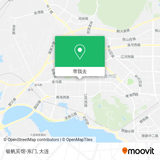 银帆宾馆-东门地图