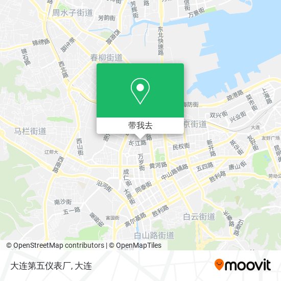 大连第五仪表厂地图