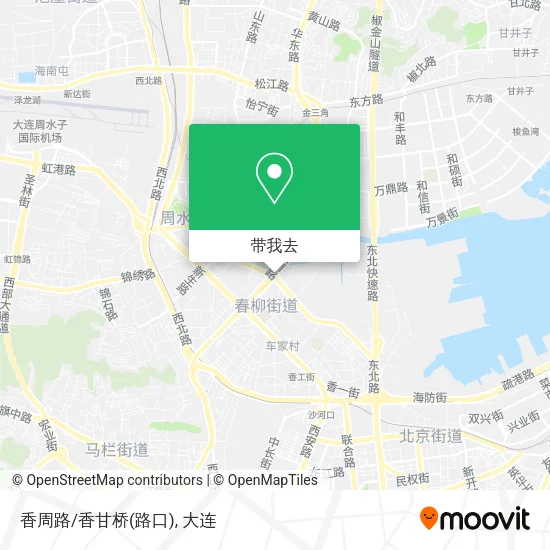 香周路/香甘桥(路口)地图