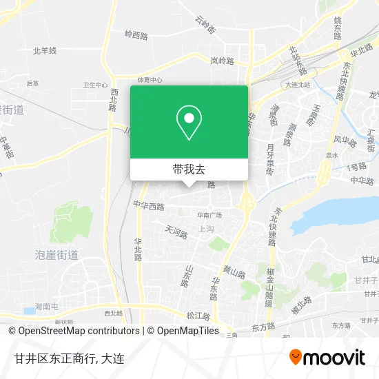 甘井区东正商行地图