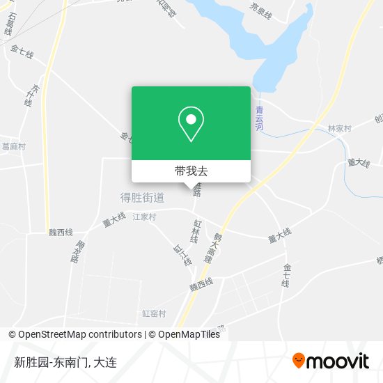 新胜园-东南门地图