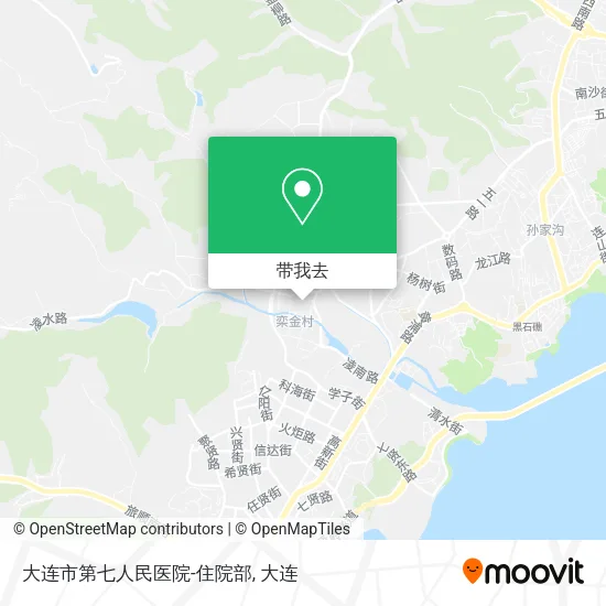 大连市第七人民医院-住院部地图