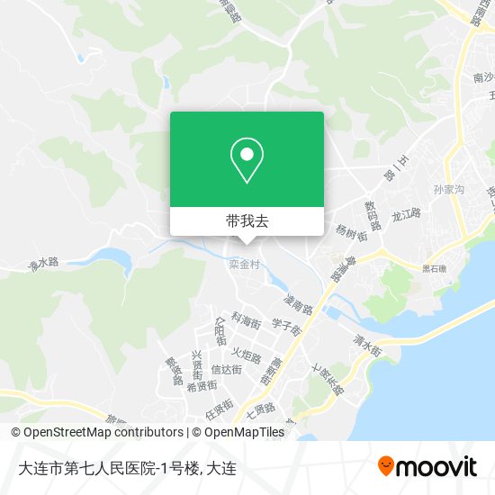 大连市第七人民医院-1号楼地图