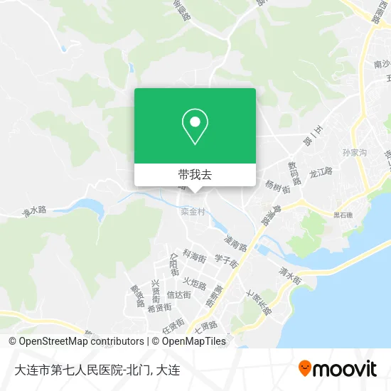 大连市第七人民医院-北门地图