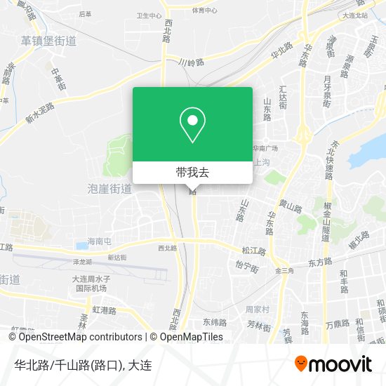 华北路/千山路(路口)地图