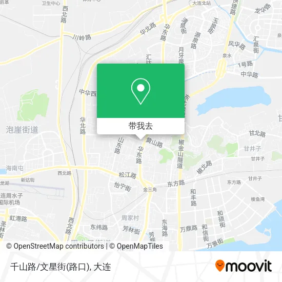 千山路/文星街(路口)地图