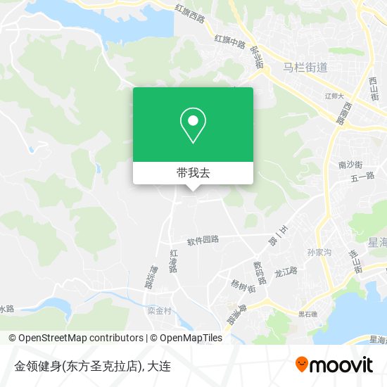 金领健身(东方圣克拉店)地图
