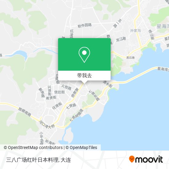 三八广场红叶日本料理地图