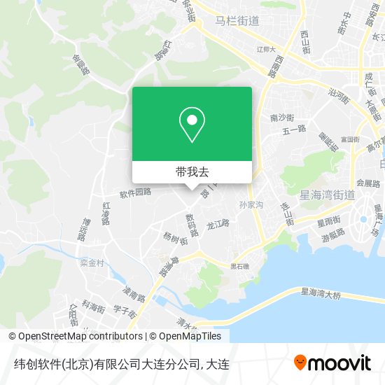 纬创软件(北京)有限公司大连分公司地图