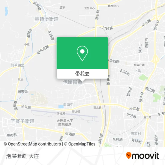 泡崖街道地图