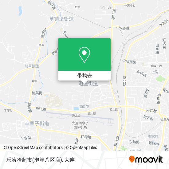 乐哈哈超市(泡崖八区店)地图
