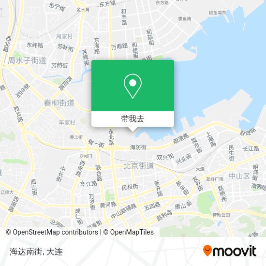 海达南街地图