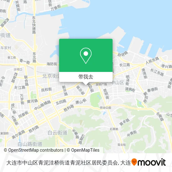 大连市中山区青泥洼桥街道青泥社区居民委员会地图