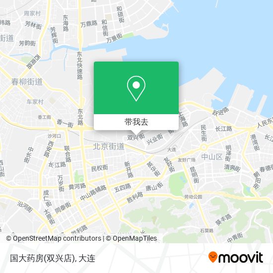 国大药房(双兴店)地图