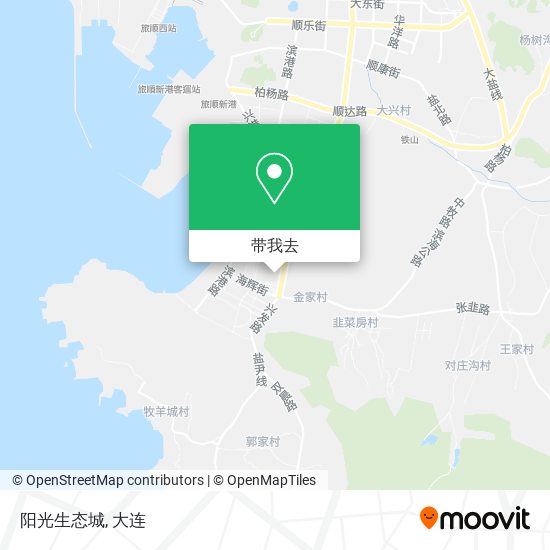 阳光生态城地图