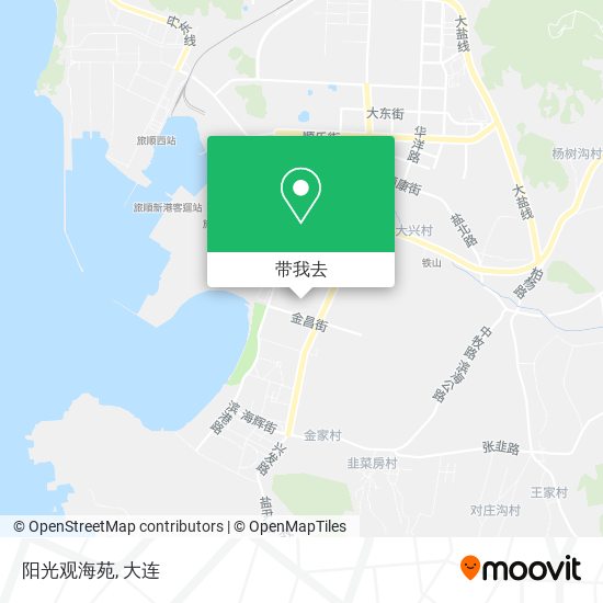 阳光观海苑地图