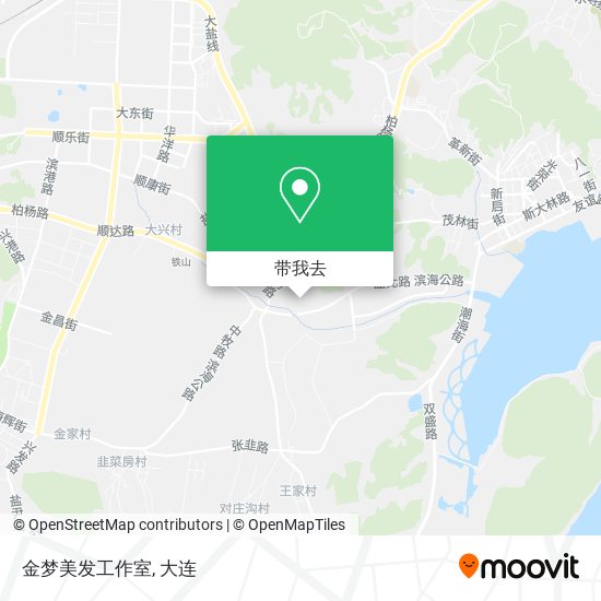 金梦美发工作室地图